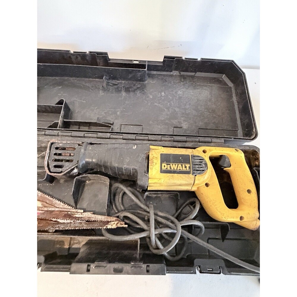 DEWALT DW304P Corded Reciprocating Saw W/ Case And Blades
